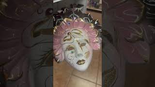 Goodwill, beautiful handpainted Italy porcelain mask