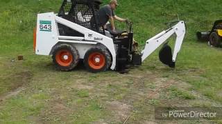 Bobcat 643 with backhoe