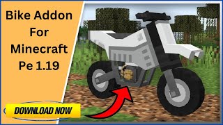 Bike Mod For Minecraft Pe 1.19 | Bike Addon For Minecraft Pe | Vehicle Mod For Minecraft Pe | Hindi