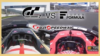 Gran Turismo 7 vs Real Life - Super Formula SF19 @ Fuji Speedway