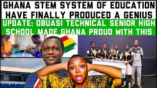 A STUDENT FROM OBUASI TECHNICAL SCHOOL FINALLY SHOWED THE WORLD THAT GHANA STEM EDUCATION IS TOP