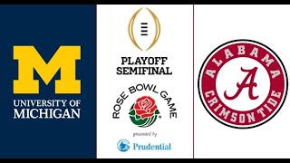 Scouting the 2024 Rose Bowl: Michigan vs Alabama