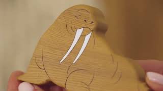 Walrus Figurine - Waldorf Animals by Wooden Caterpillar