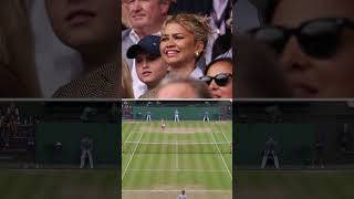 Zendaya is all of us watching #Wimbledon 😮😍 #Shorts #Tennis