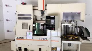 Tecno Wasino LJ 5N with Robot, Equipped with Fanuc Control