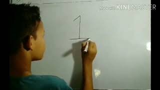 Trick -- to draw diagram from numbers 1,2,3 & 4