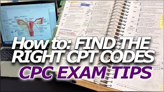 LOOK UP 2021 CPT CODES | CPC EXAM TIPS FOR MEDICAL CODING & OPERATIVE NOTES