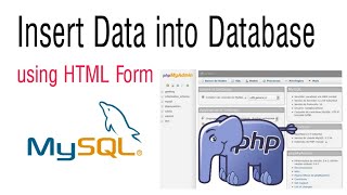 How to insert data into database using HTML Form in php mysql | php tutorial in hindi