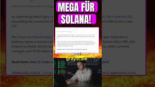 ⚠️Solana bald Milliarden schwer?! #sol #solana #altcoin #krypto #kryptonews