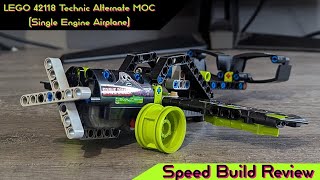 LEGO 42118 Technic Alternate MOC (Single Engine Airplane) - LEGO MOC Speed Build Review