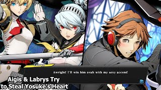 Aigis & Labrys Try to Steal Yosuke's Heart | Persona | BBCTB