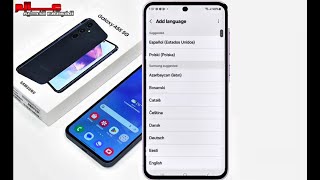 طريقة تغيير لغة هاتف سامسونج Galaxy A55 إلى العربية او لغة اخرى