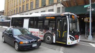 Brooklyn Navy Yard Shuttle bus at DeKalb Avenue and Fort Greene Place