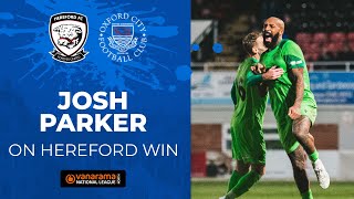 Josh Parker on Hereford win