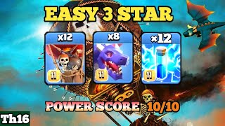 Dragon + Loon  = UNSTOPPABLE !!! Best Th16 Attack Strategy clash of clans 2024.