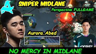 ABED SNIPER NEW AURORA MIDLANE : PERSPECTIVE FULLGAME Dota 2