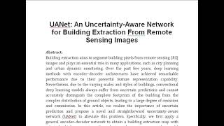 UANet  An Uncertainty Aware Network for Building Extraction From Remote Sensing Images