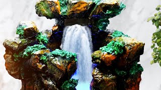 Cement Craft - Awesome Beautiful Indoor Tabletop Waterfall Fountains | Best Handmade Water Fountains