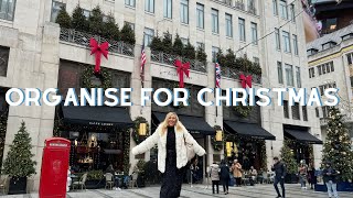 Liberty London Christmas Shopping & London Christmas Lights With The Girls & First Tears Of Vlogmas