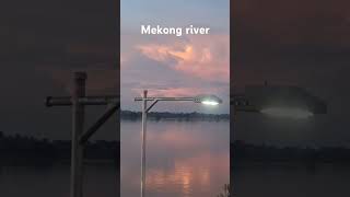 Mekong river on the border with Laos in Nongkhai.