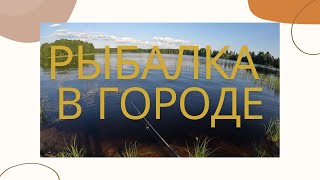 Вечерняя рыбалка в городе. Финляндия. Иисалми. Спиннинг.Отводной поводок.