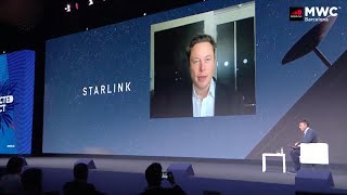 Elon Musk discuss about Satellite Internet- Starlink Internet at MWC 2021