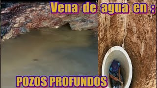 como fluye el agua dentro de un POZO ARTESANAL PROFUNDO #2024  ]#pozos