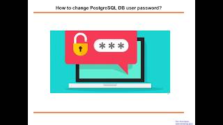 Postgresql Changing your password