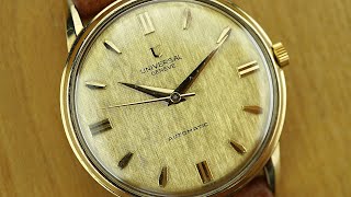 RARE Universal Geneve microrotor automatic cal 218-97 from ca 1959 - 10k gold filled US market piece