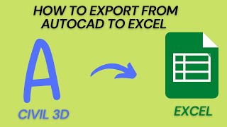 Exporting xyz coordinate on autocad civil3d to excel csv and notepad