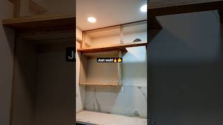 Just wait!  🔥🫵 new acrylic sheets modular kitchen design| #shortvideo #modularkitchendesign