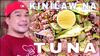 Kinilaw na tuna recipe | Tuna Ceviche By Chef Richmond ASMR