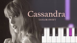 Taylor Swift - Cassandra | Piano Tutorial