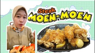 MUKBANG STEAK MOEN-MOEN #makan #mukbang #steakmoenmoen #steak #steakmurah