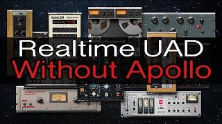 Use LiveTrack Mode to record / track real-time through UAD plugins WITHOUT an Apollo!