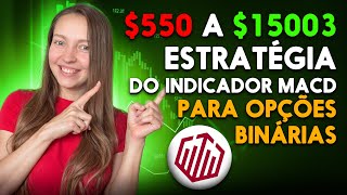 Como fazer trading lucrativo em Opções Binárias com MACD | Quotex lucro $550 a $15003