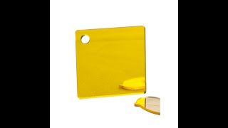 Yellow colored Mirror Acrylic Sheet from Dhua Acrylic