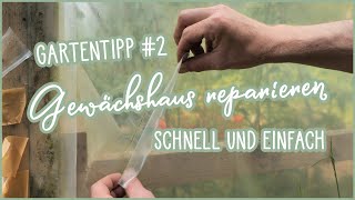 ✔ Löcher in der Folie vom Gewächs / Folientunnel schnell reparieren. 👍👩‍🌾👨‍🌾 #Gartentipp 2