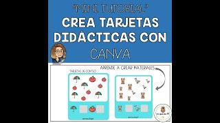 Tutorial CANVA PARA CREAR TARJETAS