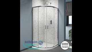 6mm Quadrant Shower Enclosure - Bathroom Traders