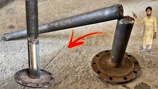 Broken Two piece Truck Axle Repair on Antique Process | Repair with Explore Tools