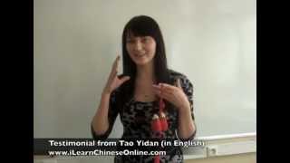 Testimonial for i Learn Chinese Online from Tao Yidan (in English)