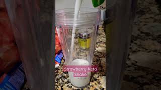 I started Keto and craving a chic-fil-a peach shake...but I made my own strawberry shake