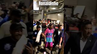 Ronaldinho Tunnel Walkout | Game of Legends, BTS - Toyota Arena CA #soccer