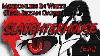 Motionless In White - Slaughterhouse (Feat. Bryan Garris) No 2nd Breakdown | Visualizer | Lyrics