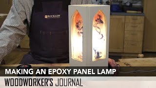 Making a Lamp with Tinted Epoxy Light Panels