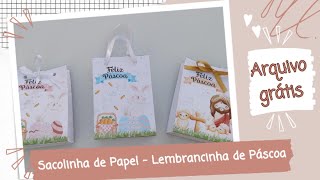 SACOLINHA DE PAPEL - LEMBRANCINHA DE PÁSCOA | YOU MIMOS - DIY PASSO A PASSO