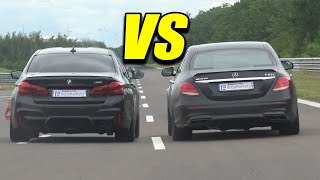 BMW M5 F90 vs MERCEDES E63s - ACCELERATION SOUND🔥😈