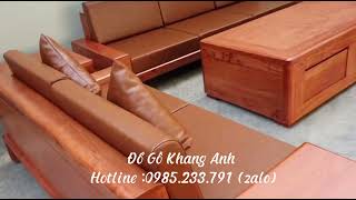 Quay video trước khi đưa e về làm dâu a trai bắc ninh. Bộ sofa chân xoắn gỗ hương đá.