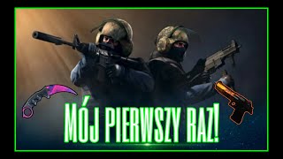 MÓJ PIERWSZY RAZ w CS:GO 😅😅